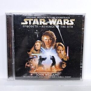 Star Wars Episode III Revenge of the Sith Soundtrack CD John Williams Bonus DVD